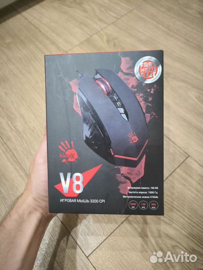 Игровая мышь A4Tech Bloody V8 черный