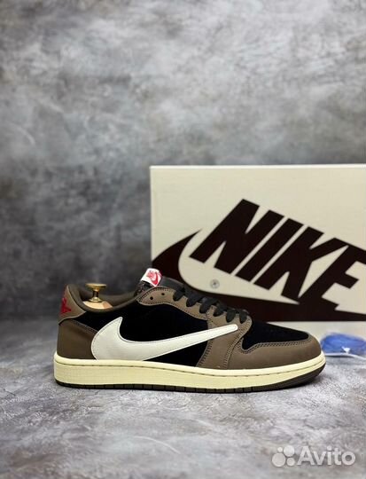 Кроссовки мужские nike air travis scott (41-45)