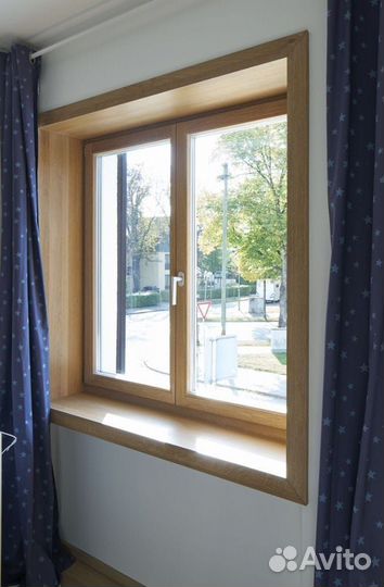 Подоконник деревянный из массива