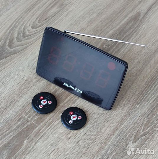 Табло отображения вызова на русском, кнопка вызова