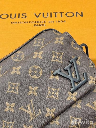 Сумка Louis Vuitton LV fastline коричневая