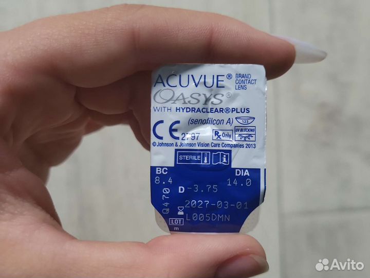 Линзы контактные acuvue oasys двухнедельные