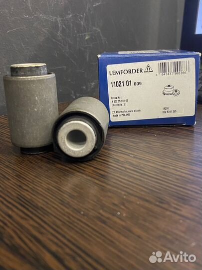 Сайлентблок заднего рычага lemforder 1102101