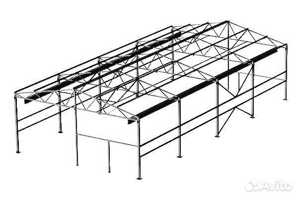 Ангары и склады под ключ из сэндвич панелей