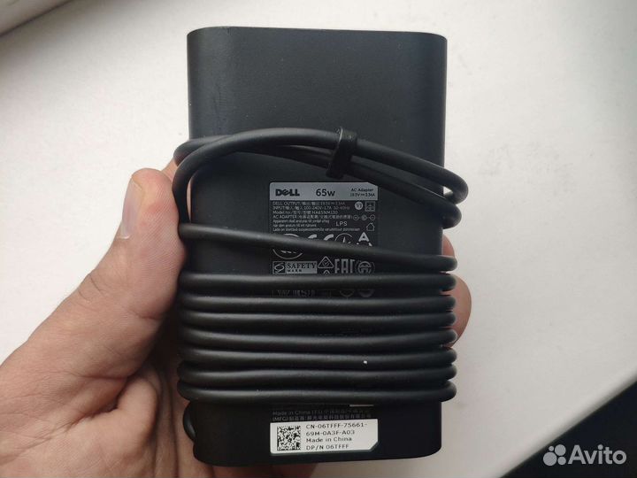 Блок питания для ноутбука dell 65w