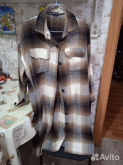 Кардиган- рубашка или летнее пальто женское