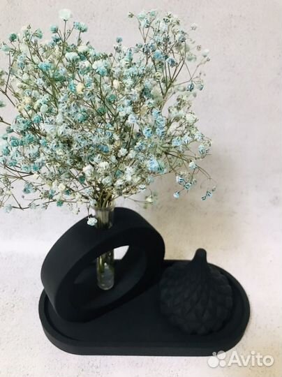 Ваза, подсвечники, подставки