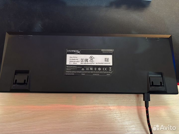 Клавиатура hyperx alloy fps pro
