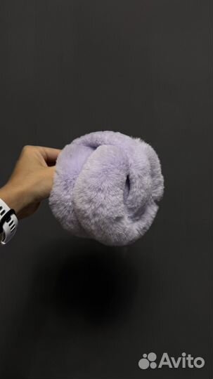 Меховые наушники