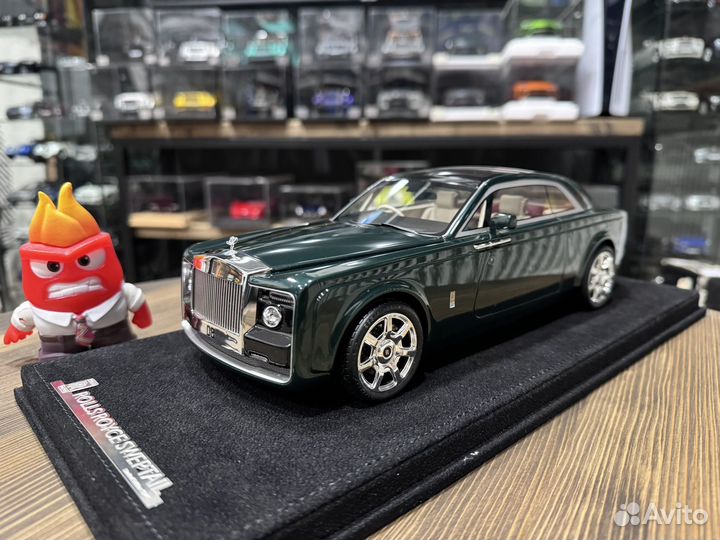 AB&AMA Rolls Royce Sweptail зеленый 1:18