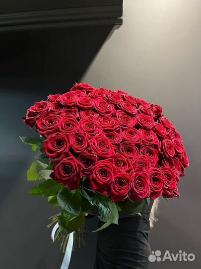 Премиум букет из 51 красной розы