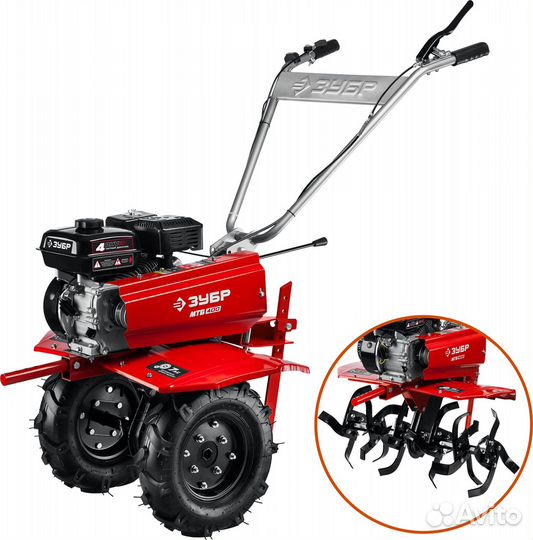 Бензиновый мотоблок с понижающей передачей мтб-400