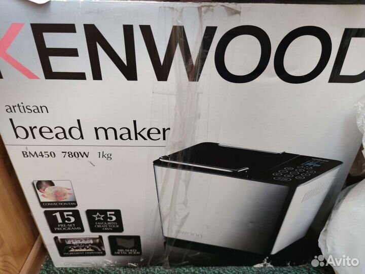 Хлебопечка Kenwood bm 450 новая в коробке
