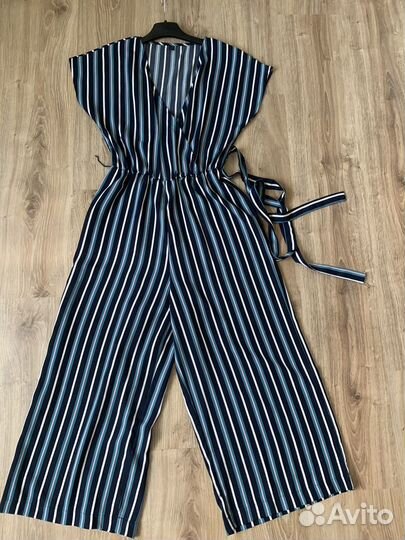 Комбинезон женский, длина 7/8(кюлоты) в полосочку