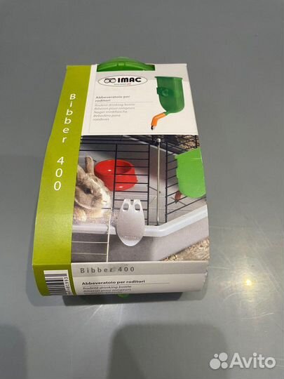 iMac Bibber) поилка для грызунов с креплением