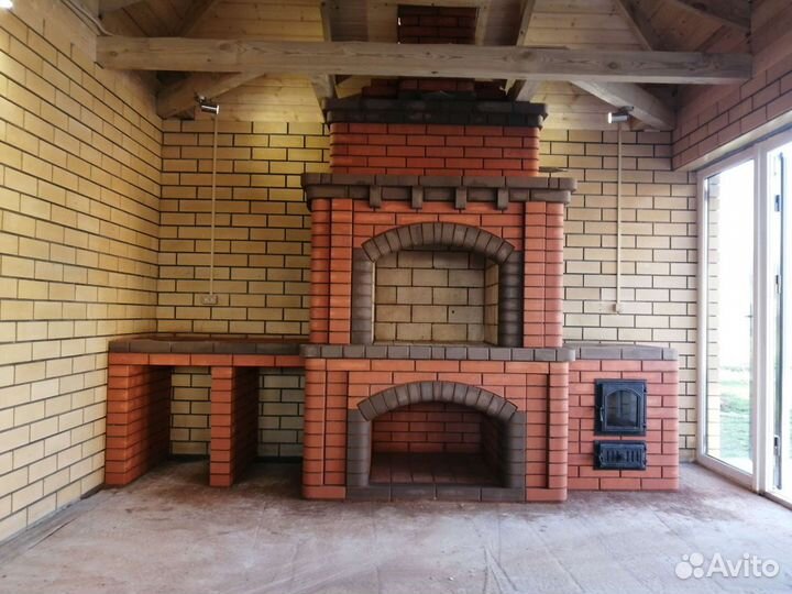 Кладка печей,каминов,барьбекю