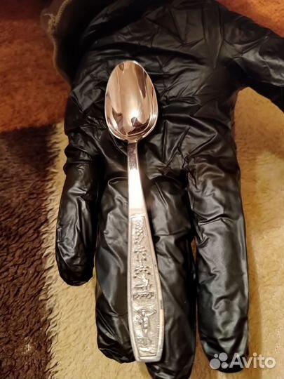 Серебряная чайная ложка 875 проба