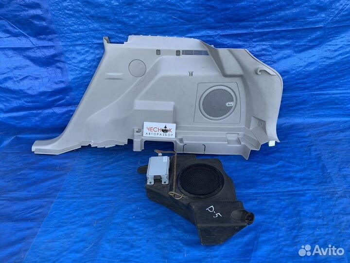 Обшивка багажника сабвуфер акустика Caliber