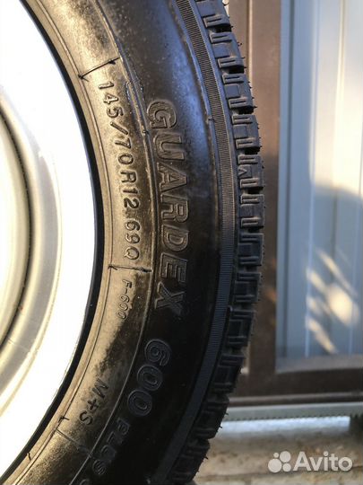 Колеса в сборе на оку Yokohama Guardex 145/70/R12