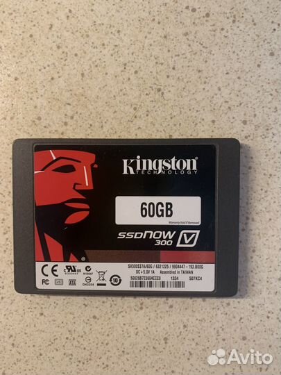 Жесткий диск Kingston ssd now 300 v 60 Gb