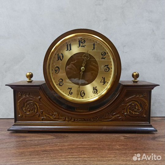Настольные Каминные Часы Весна Механика СССР Ретро