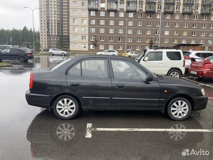 Hyundai Accent 1.5 МТ, 2005, 198 000 км