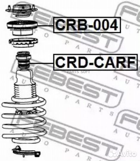 Febest CRB004 Подшипник опоры переднего амортизато