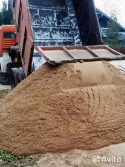 Песок щебень