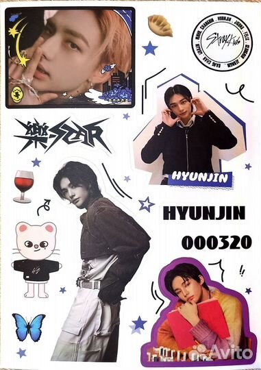 Наклейки стикеры Stray Kids