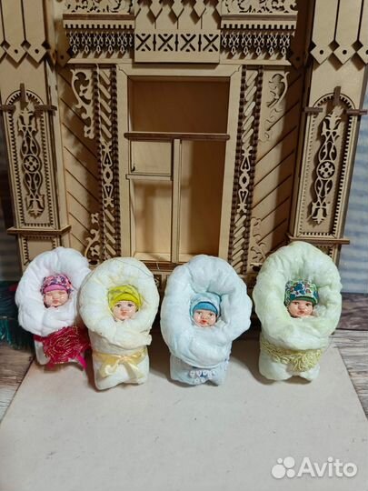 Ватные игрушки пеленашка