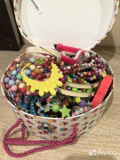 Детская бижутерия коробка