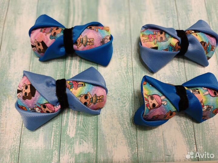 Бантики с эко-кожей