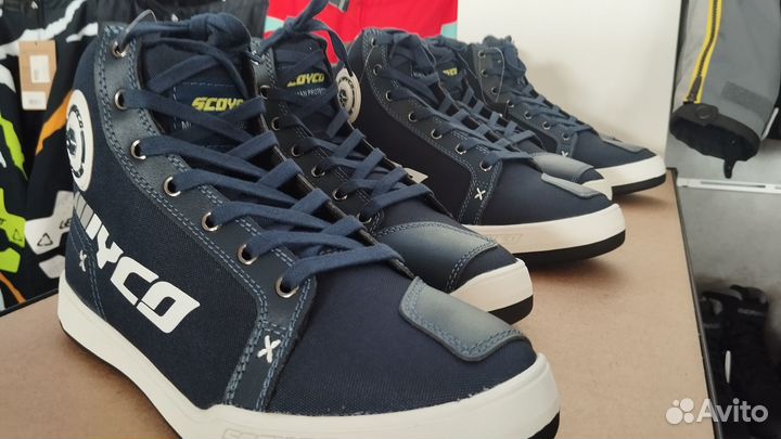 Кеды Scoyco Navy Blue