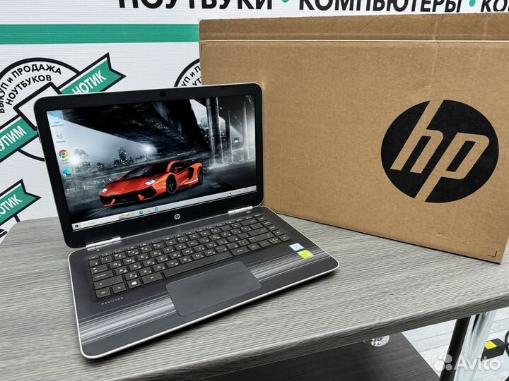 Мощный ультрабук HP core i3-7100 8Gb SSD 256 iPS