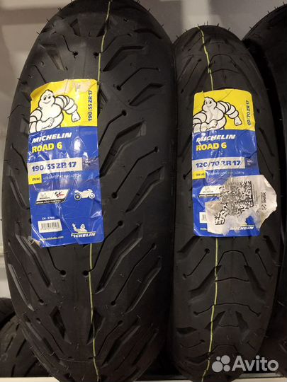 Michelin Road 6/Road 6GT 190/55 ZR17, 120/70 ZR17