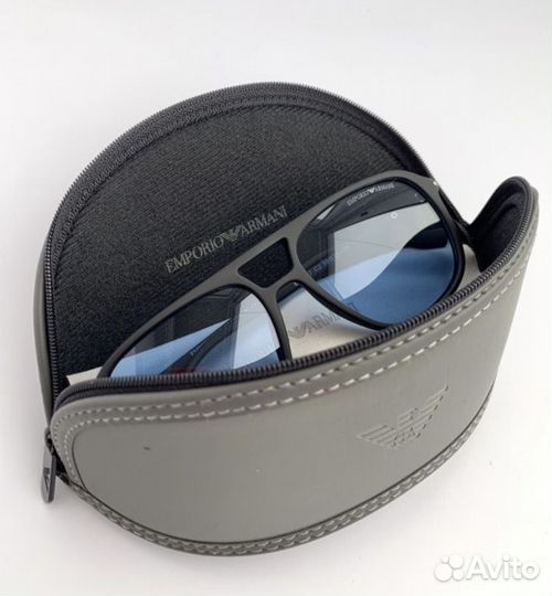 Очки emporio armani aviator синие