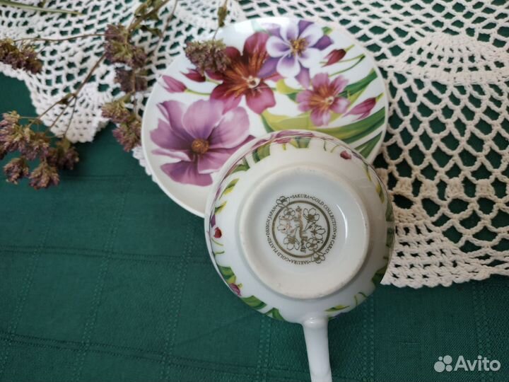 Чайная пара Япония, банка для специй лаванда