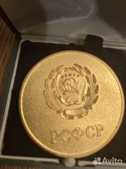 Золотая школьная медаль РСФСР