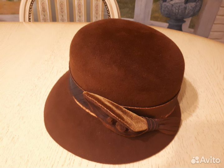 Шляпа фетровая женская