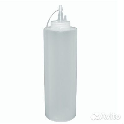 Емкость для соуса 1000 мл. с крышкой прозрачная MG