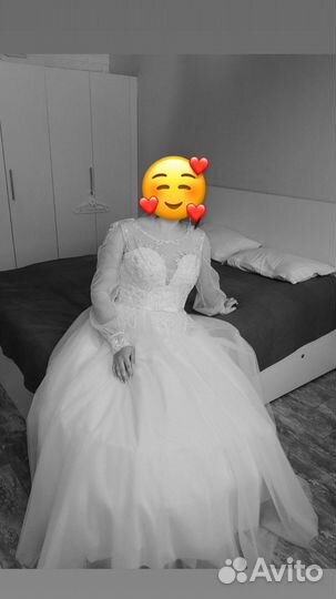 Свадебное платье пышное