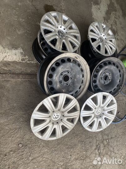Диски r 16 и колпаки volkswagen