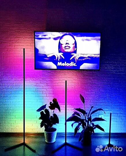 Лампа Rgb светильник торшер напольное освещение