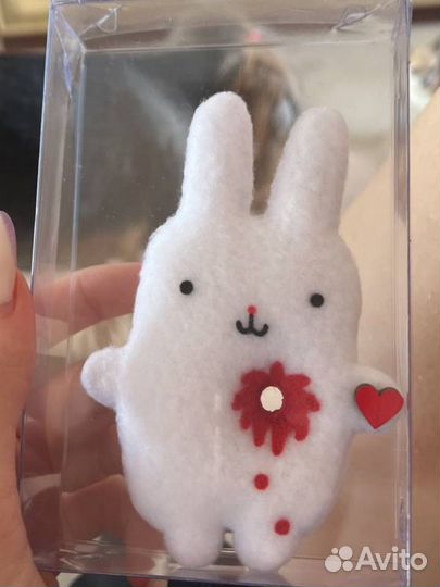 Мягкая игрушка заяц тэйк май харт