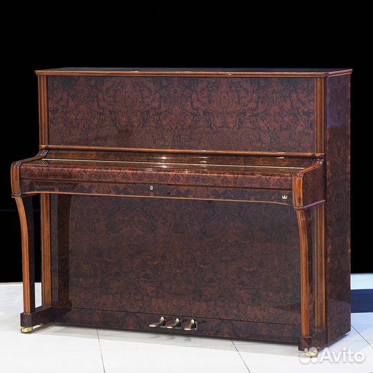 Пианино Seiler 122 Konsole (BU) корень ореха, пол