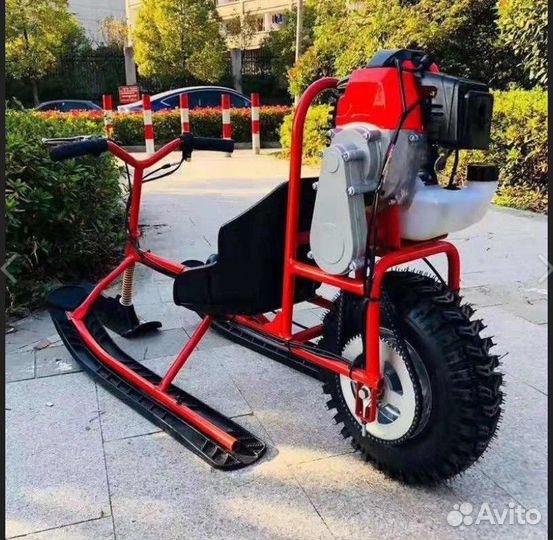 Детский Снегокат с колесом