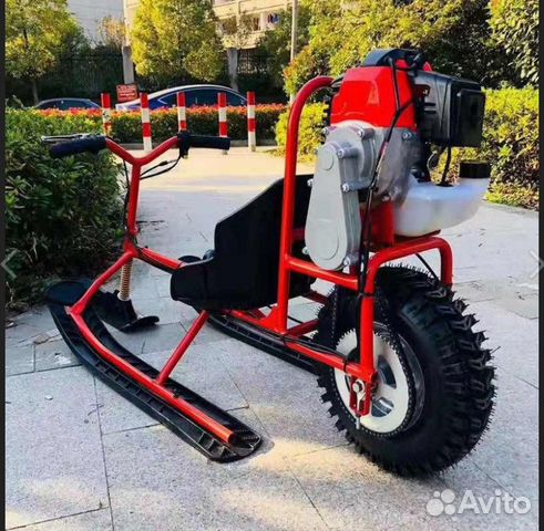 Детский Снегокат с колесом