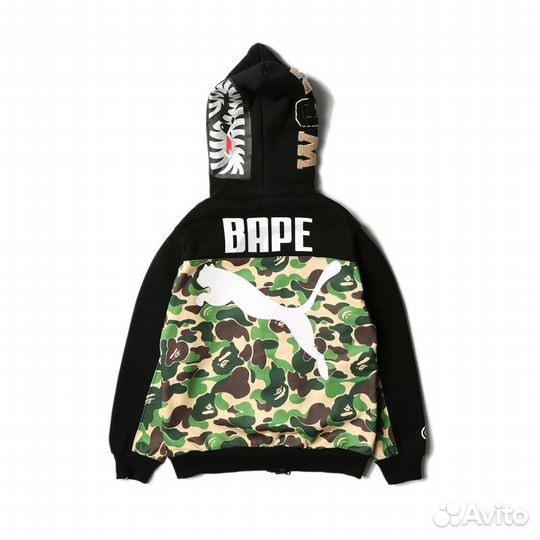 Зип-худи Bape x Puma редкая коллаба