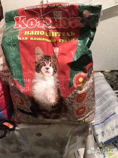 Наполнитель для кошачьего туалета