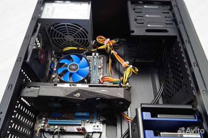 Игровой пк Core i5 3470\16gb\256 SSD\RX 470 4gb